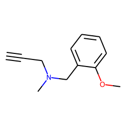 N-methyl-n-propargyl-o-methoxybenzylamine