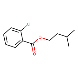 2-Chlorobenzoic acid, 3-methylbutyl ester