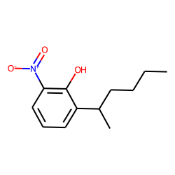 Phenol, 2-(1-methylpentyl)-6-nitro