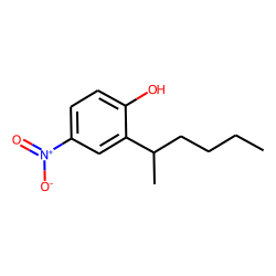 Phenol, 2-(1-methylpentyl)-4-nitro