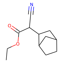 Alpha-cyano-2-norbornaneacetic acid, ethyl ester