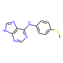 Adenine, n-[p-(methylthio)phenyl]-