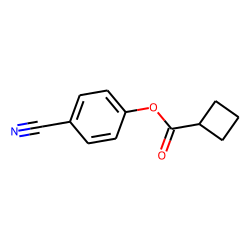 Cyclobutanecarboxylic acid, 4-cyanophenyl ester