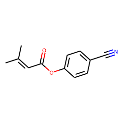 3-Methylbut-2-enoic acid, 4-cyanophenyl ester