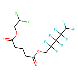 Glutaric acid, 2,2,3,3,4,4,5,5-octafluoropentyl 2,2-dichloroethyl ester
