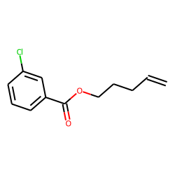 Pent-4-enyl 3-chlorobenzoate