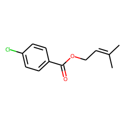 4-Chlorobenzoic acid, 3-methylbut-2-enyl ester