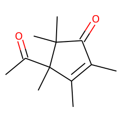 2-Cyclopenten-1-one, 4-acetyl-2,3,4,5,5-pentamethyl-