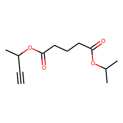 Glutaric acid, but-3-yn-2-yl isopropyl ester