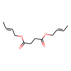 Succinic acid, di(but-2-en-1-yl) ester