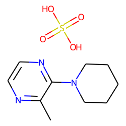 Pyrazine, 2-methyl-3-piperidino-, sulfate