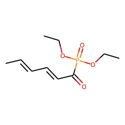 Phosphonic acid, 2,4-hexadienoyl-, diethyl ester