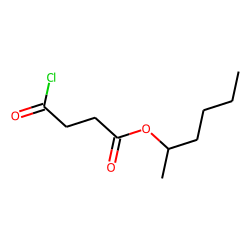Succinic acid, monochloride, 2-hexyl ester