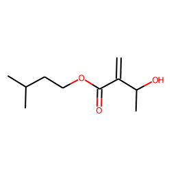 Isopentyl 3-hydroxy-2-methylenebutanoate