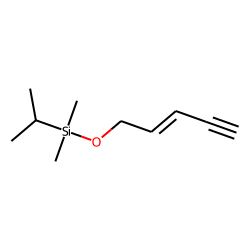 1-Dimethylisopropylsilyloxypent-2-en-4-yne