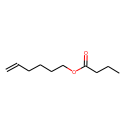 Butanoic acid, 5-hexenyl ester