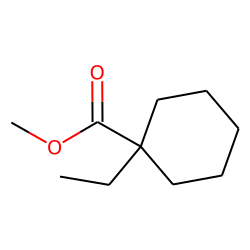Cyclohexanecarboxylic acid, 1-ethyl-, methyl ester