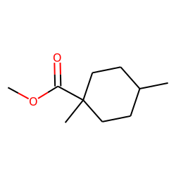 trans-carbomethoxy-1,4-dimethylcyclohexane