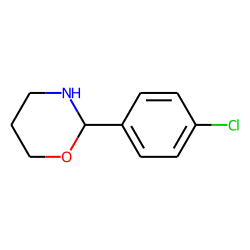 2H-1,3-Oxazine, 2-(4-chlorophenyl)tetrahydro-