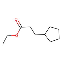 3-Cyclopentylpropionic acid, ethyl ester