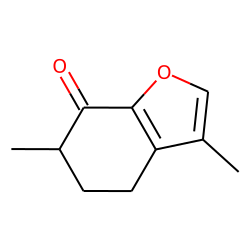 5,6-Dihydro-3,6-dimethyl-benzo-[b]-furan-7(4H)-one