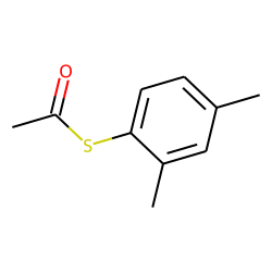 2,4-Dimethylbenzenethiol, S-acetyl-