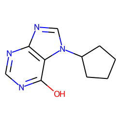 Hypoxanthine, 7-cyclopentyl