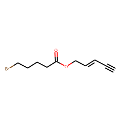 5-Bromovaleric acid, pent-2-en-4-ynyl ester
