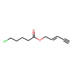 5-Chlorovaleric acid, pent-2-en-4-ynyl ester