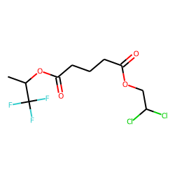 Glutaric acid, 2,2-dichloroethyl 1,1,1-trifluoroprop-2-yl ester