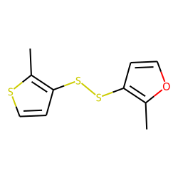 2-Methyl-3[(2-methyl-3-thienyl)dithio]furan