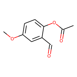 2-Hydroxy-5-methoxybenzaldehyde, acetate
