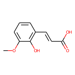 Cinnamic acid, 2-hydroxy-3-methoxy-