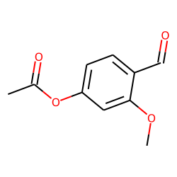 4-Hydroxy-2-methoxybenzaldehyde, acetate