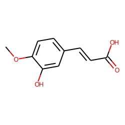 3-Hydroxy-4-methoxycinnamic acid