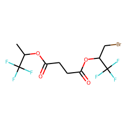 Succinic acid, 1,1,1-trifluoroprop-2-yl 1-bromo-3,3,3-trifluoroprop-2-yl ester