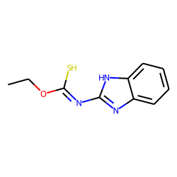 Carbamic acid, thio-2-benzimidazole, ethyl ester