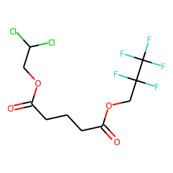 Glutaric acid, 2,2-dichloroethyl 2,2,3,3,3-pentafluoropropyl ester