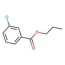 Benzoic acid, 3-chloro, propyl ester