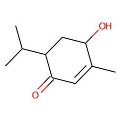 2-Cyclohexen-1-one, 4-hydroxy-3-methyl-6-(1-methylethyl)-, trans-