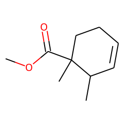 cis-1-carbomethoxy-1,2-dimethylcyclohex-3-ene