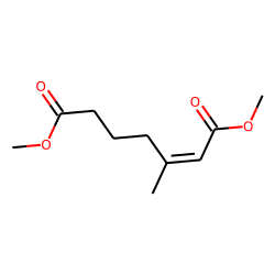 3-Methyl-hept-2-enedioic acid dimethyl ester, Z
