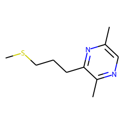 2,5-dimethyl-3-[(methylthio)propyl]pyrazine