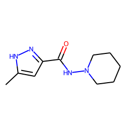 5-Methyl-2H-pyrazole-3-carboxylic acid, 2,2-pentamethylene hydrazide