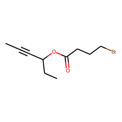 4-Bromobutanoic acid, hex-4-yn-3-yl ester