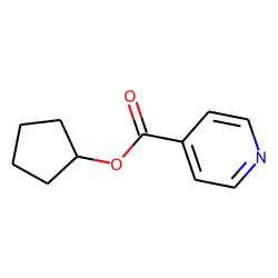 Isonicotinic acid, cyclopentyl ester