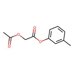 Acetoxyacetic acid, 3-methylphenyl ester