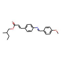 (+)-2-Methylbutyl p-((p-methoxybenzylidene)amino)cinnamate