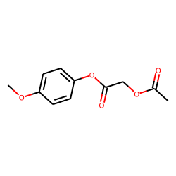 Acetoxyacetic acid, 4-methoxyphenyl ester
