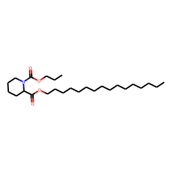 Pipecolic acid, N-propoxycarbonyl-, hexadecyl ester